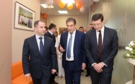 Михаил Бабич и Глеб Никитин приняли участие в открытии клиники «Мать и дитя» в Нижнем Новгороде